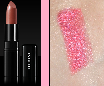 Lipstick Inglot, N°208 , formula paraben free  con vitamina E e apricot kernel oil