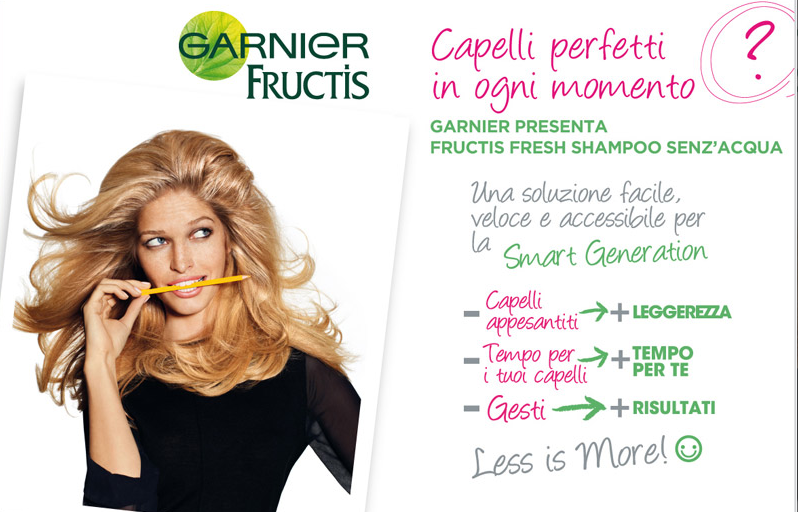garnier fructis shampoo secco