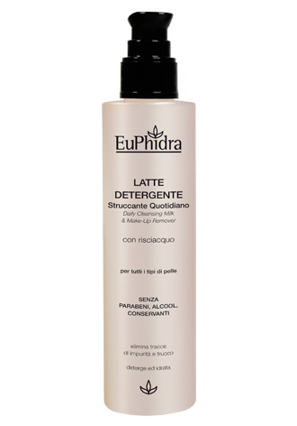 latte detergente struccante quotidiano euphidra