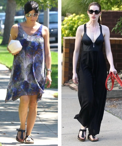 Anne-Hathaway-and-Selma-Blair-Wearing-Birkenstock1