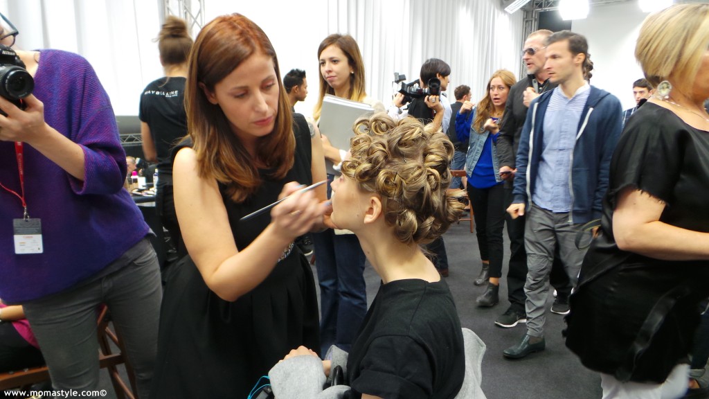 Clio Makeup backstage sfilata