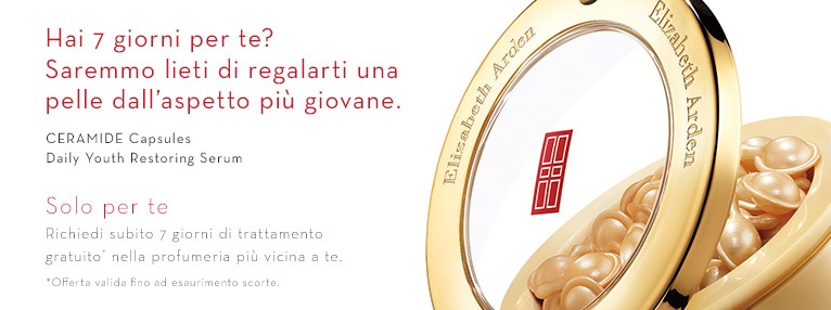 Promozione Ceramide 7 giorni Elizabeth Arden