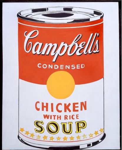 zuppa campbell's andy warhol