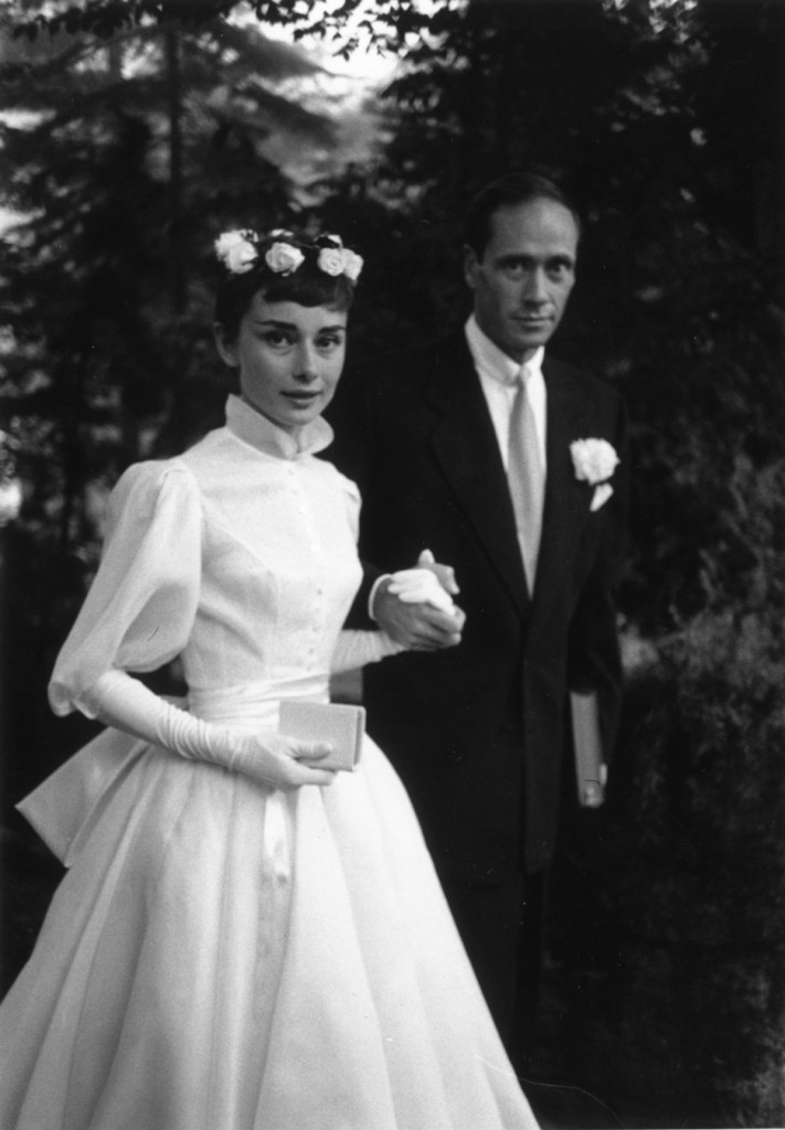 wedding, matrimonio, sposa, bride, wedding dress, abito sposa, celebrity, audrey