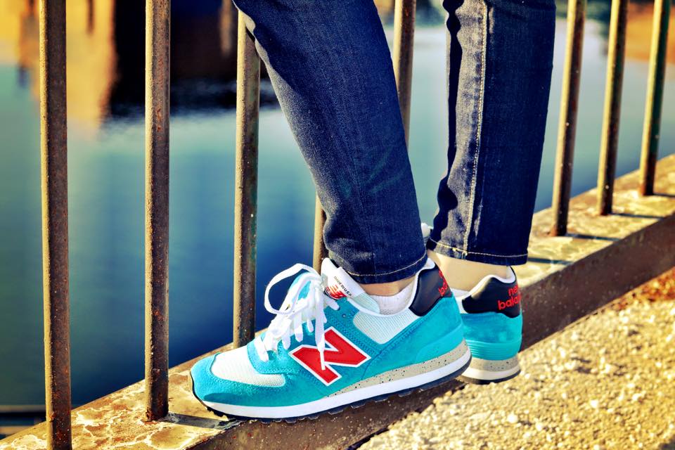 new balance 890 azzurre