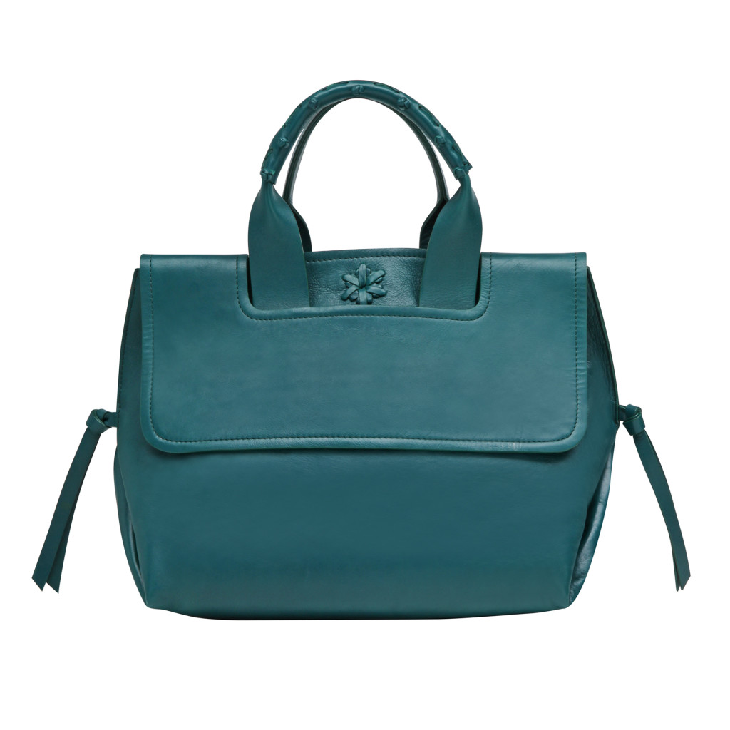 Borsa Virginia Maliparmi color verde pavone