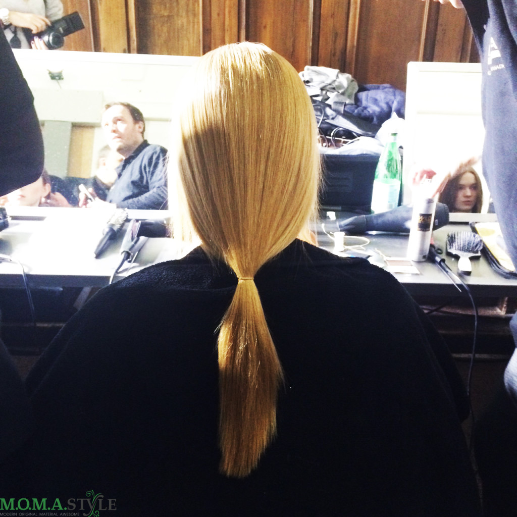 Mila Schon backstage autunno inverno 2015 2016