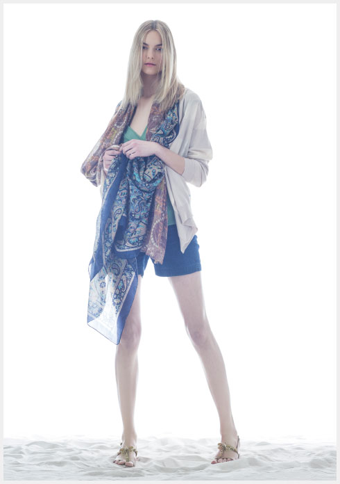 Shorts e foulard Camomilla estate 2015