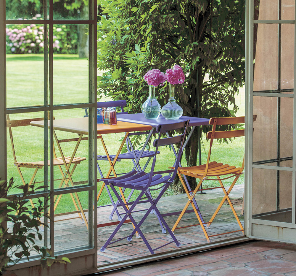 tavolo e sedie piccoli e pieghevoli Emu Arc En Ciel