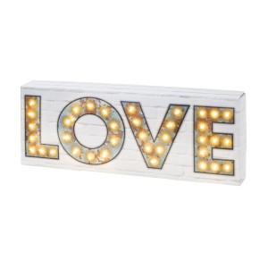 Luce arredo stile insegna Love