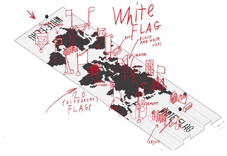 white flag design utopia